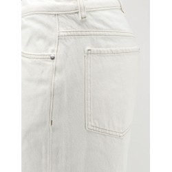 Heaton white denim jeans