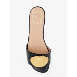 Dior Medaillon leather sandals