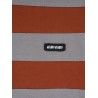 Cotton T-shirt with striped pattern