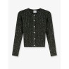 Virgin wool and cashmere blend tweed blazer