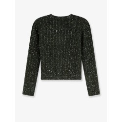 Virgin wool and cashmere blend tweed blazer