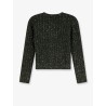 Virgin wool and cashmere blend tweed blazer
