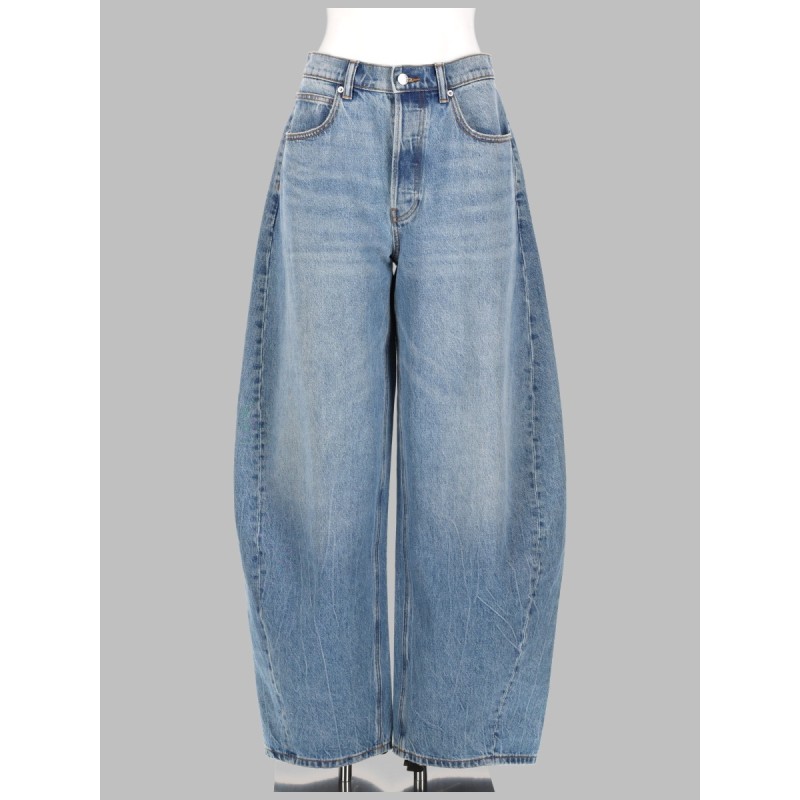 JEANS "BLOW UP" CON LOGO IN STRASS