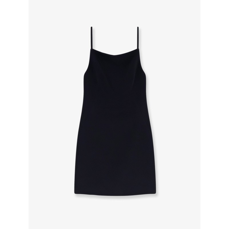 Viscose blend mini dress