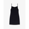 Viscose blend mini dress