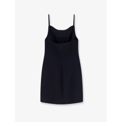 Viscose blend mini dress