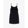 Viscose blend mini dress