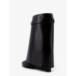 Shark leather boots