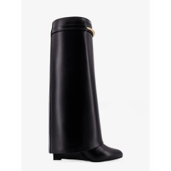 Shark leather boots