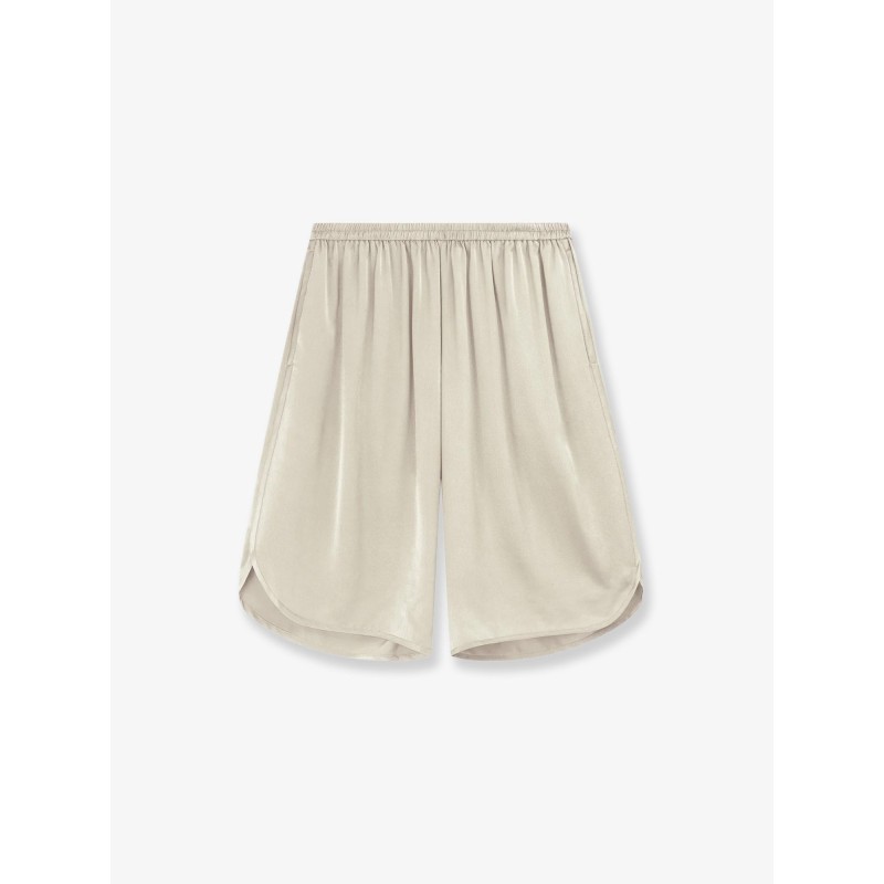 Nelis satin Bermuda shorts