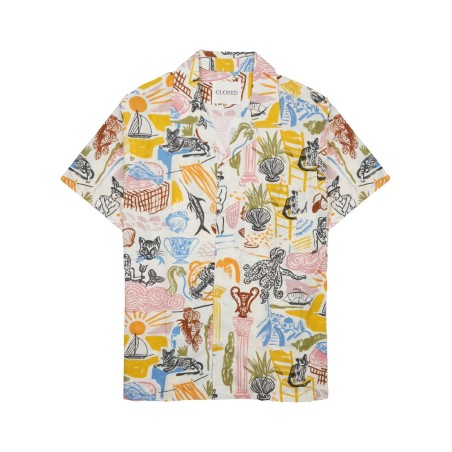 CAMICIA IN COTONE CON STAMPA