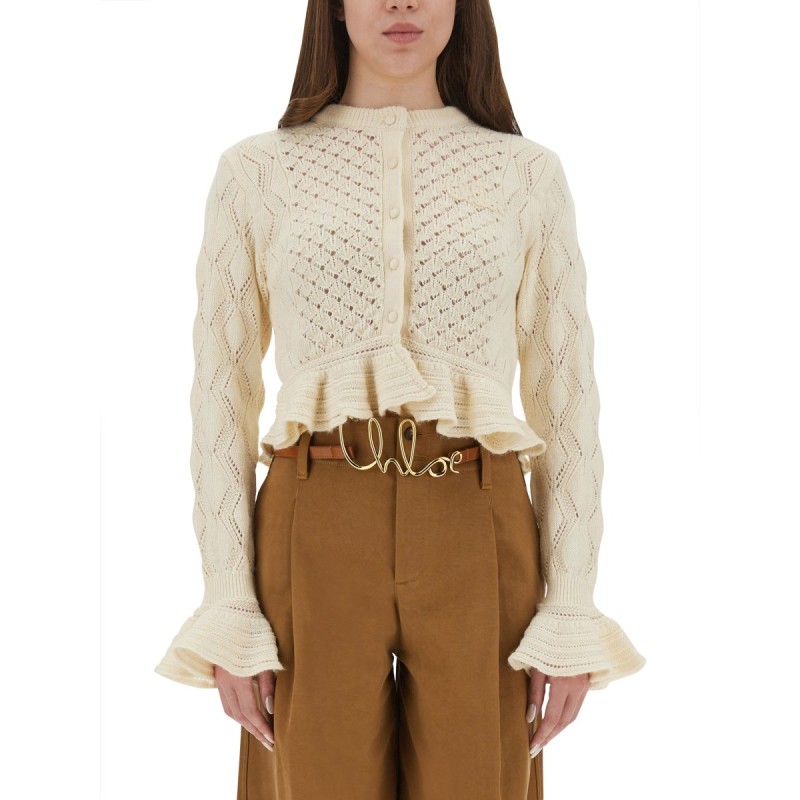 CROCHET KNIT CARDIGAN