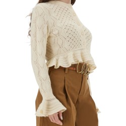 CROCHET KNIT CARDIGAN