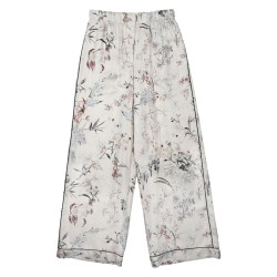 PANTALONE IN SETA STAMPATA