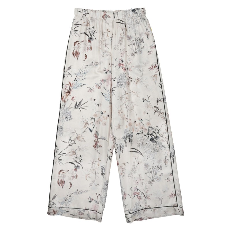 PANTALONE IN SETA STAMPATA