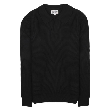 MAGLIA CON COLLETTO A POLO
