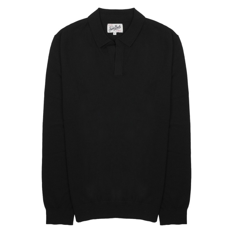 MAGLIA CON COLLETTO A POLO