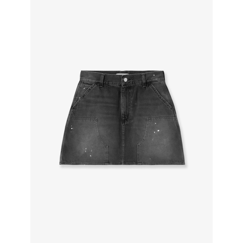 W'Maeve Double Knee black denim skirt