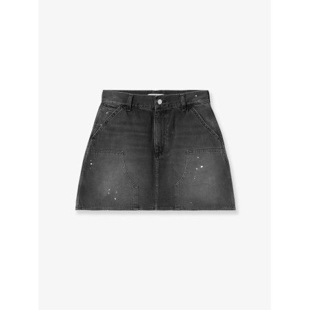 W'Maeve Double Knee black denim skirt
