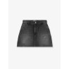 W'Maeve Double Knee black denim skirt