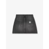W'Maeve Double Knee black denim skirt