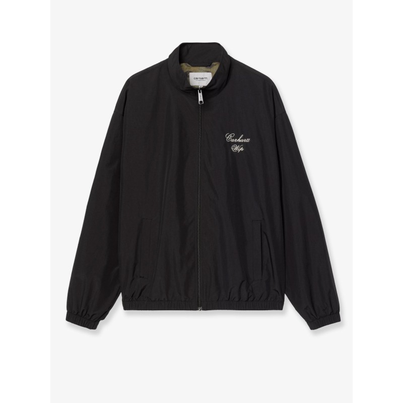 Travon water-repellent nylon  jacket with embroidered logo on the front