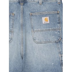 Og Single Knee Short blue denim bermuda shorts
