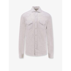 Leisure-fit cotton shirt
