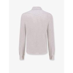 Leisure-fit cotton shirt