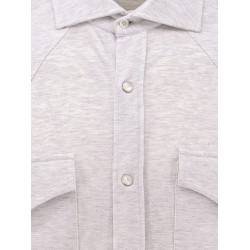 Leisure-fit cotton shirt