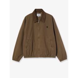 Madison Ripstop cotton jacket with embroidered logo on the front