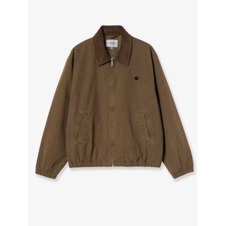 Madison Ripstop cotton jacket with embroidered logo on the front