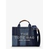 The denim Medium handbag with front logo print