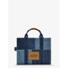 The denim Medium handbag with front logo print