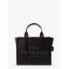 Leather shoulder bag with logo on the front