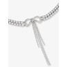 Double Crystal Bow Choker