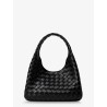 Campana leather shoulder bag with Intrecciato motif