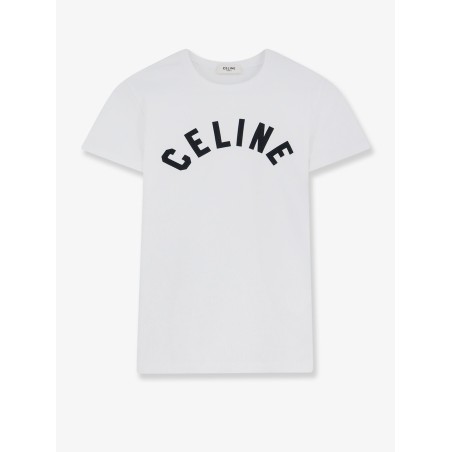 Cotton blend T-shirt with front logo print