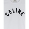 Cotton blend T-shirt with front logo print