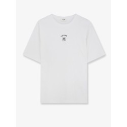 Cotton T-shirt with front lettering logo print