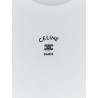 Cotton T-shirt with front lettering logo print