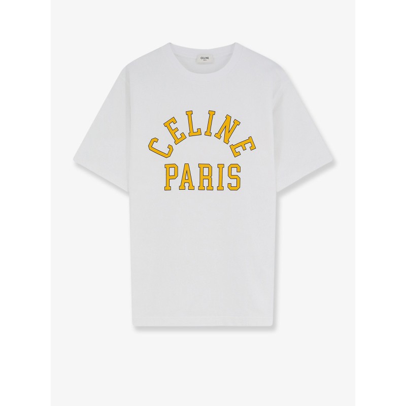 Cotton T-shirt with front logo print