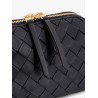 Concert Pouch leather crossbody bag with Intrecciato motif