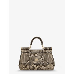 Sicily shiny python mini handbag