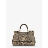Sicily shiny python mini handbag