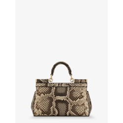Sicily shiny python mini handbag