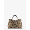 Sicily shiny python mini handbag