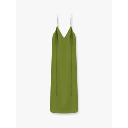 Silk dress with laces