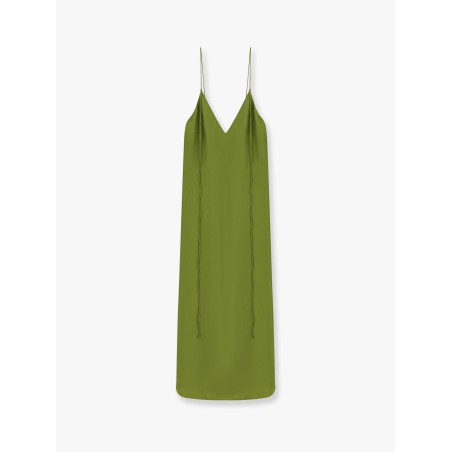 Silk dress with laces