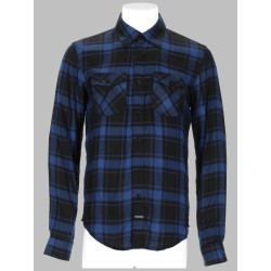 CAMICIA A QUADRI CON LOGO